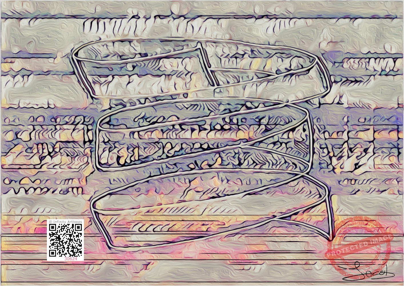 30624 Fossil in Rock 2