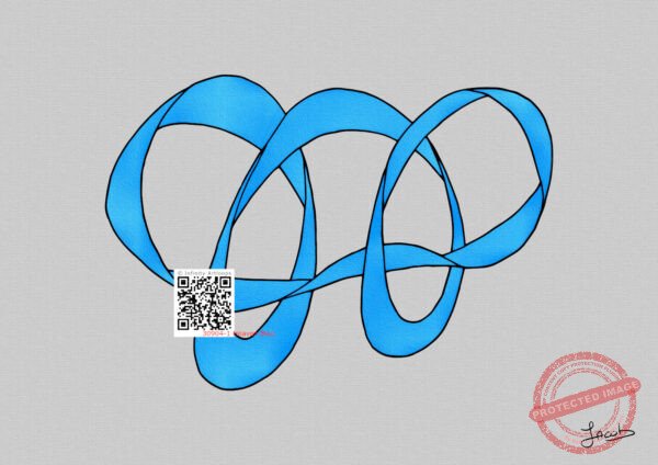 30904-1f Wandering in Heaven Blue