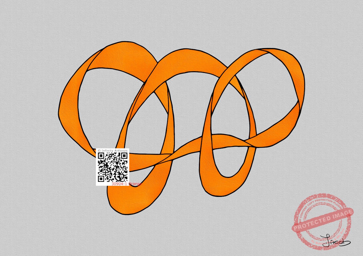 30904-1g Wandering in Orange