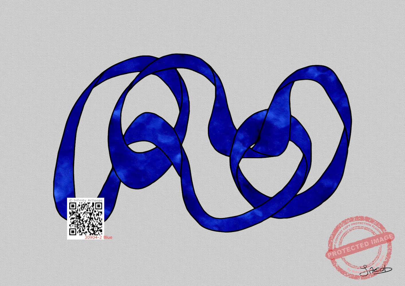 30904-2b Wandering in Blue