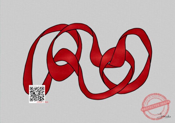 30904-2j Wandering in Red