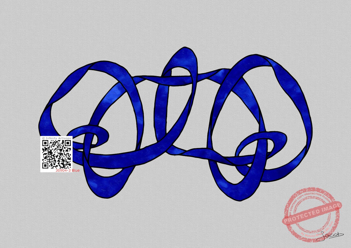 30904-3b Wandering in Blue